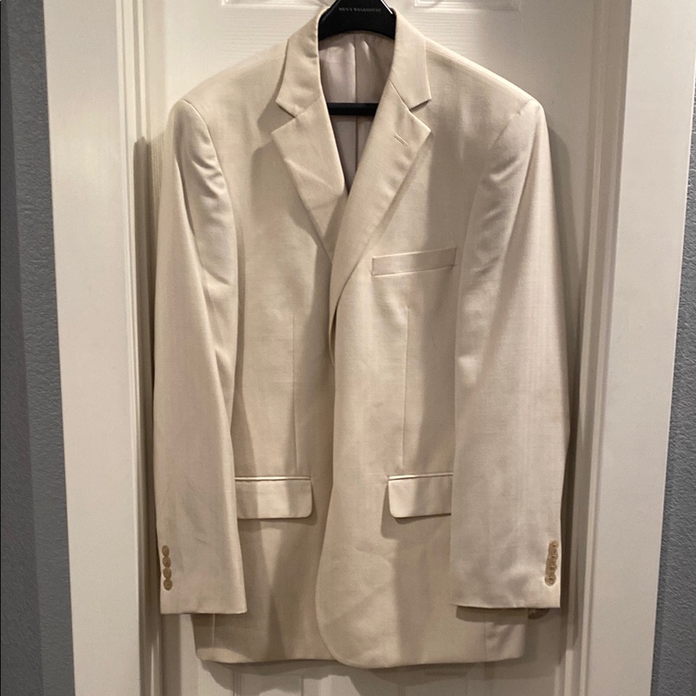 Elegant Cream Men's Blazer